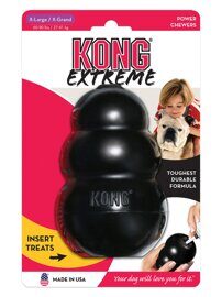 KONG Extreme игрушка для собак "КОНГ" XL очень прочная очень большая 13х9 см