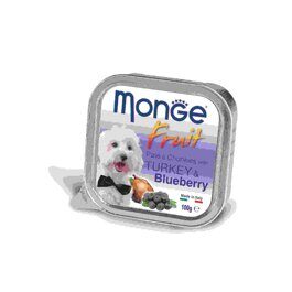 Monge Dog Fruit консервы для собак индейка с черникой 100г